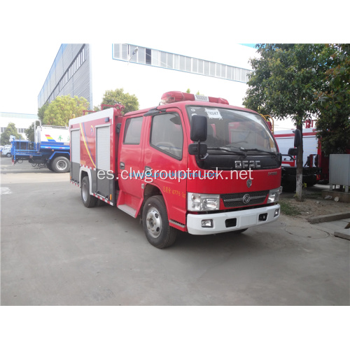 Dongfeng 3000 Litros agua camión contra incendios